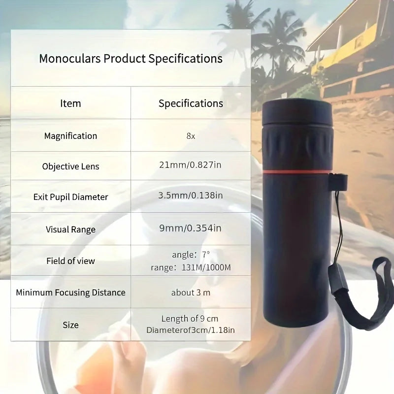 2025 HD Monocular Telescope Portable