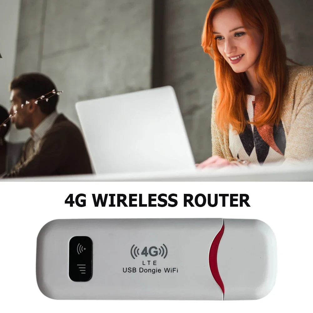 Roteador sem fio 4G WiFi Adaptador Cartão SIM