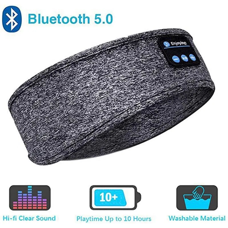 Fone Bluetooth Earphones Sports Headband Elastic