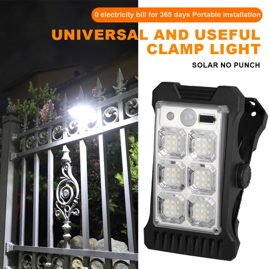 Solar Clip Light Outdoor Portable