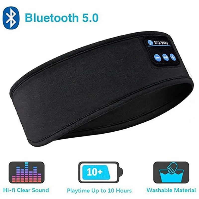 Fone Bluetooth Earphones Sports Headband Elastic
