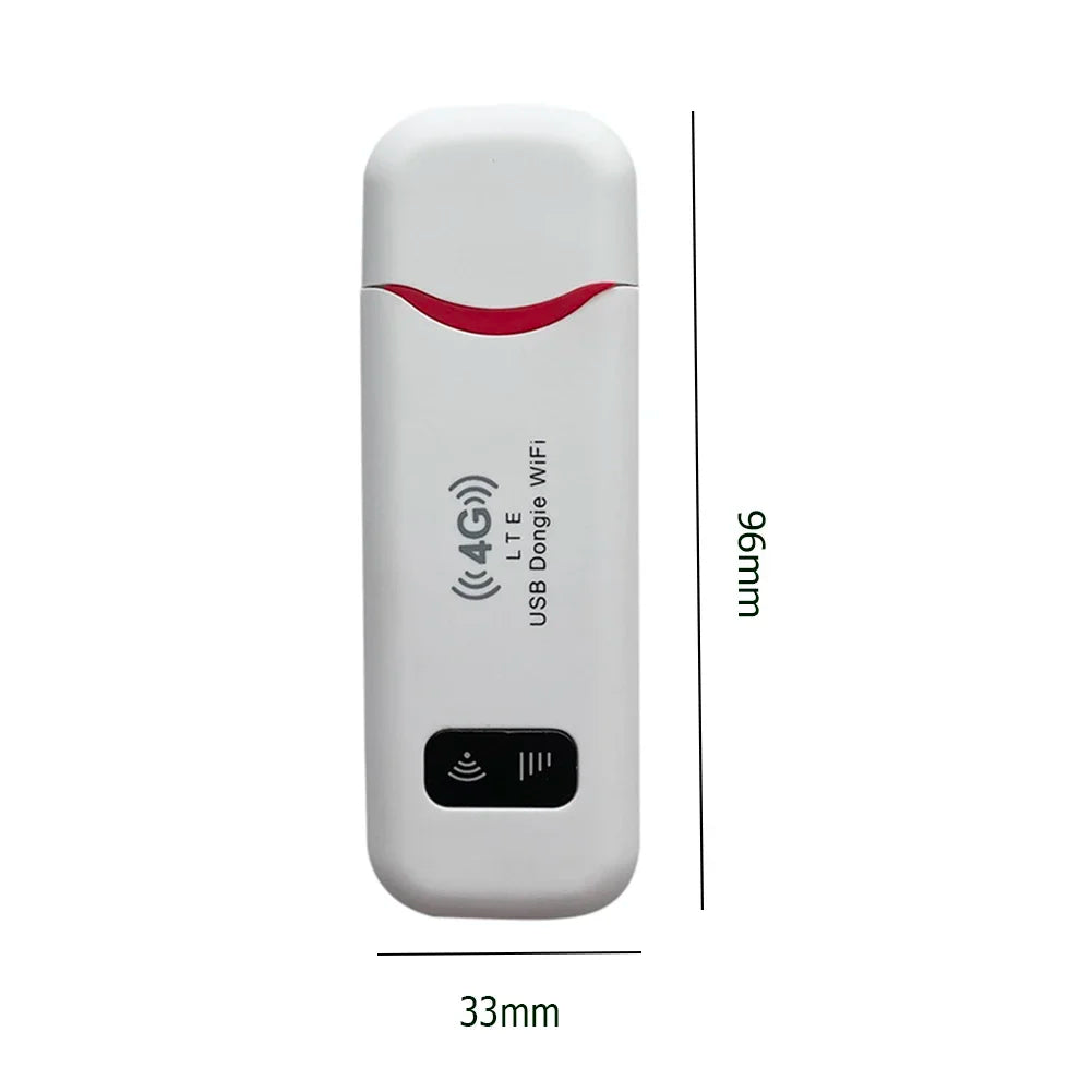 Roteador sem fio 4G WiFi Adaptador Cartão SIM