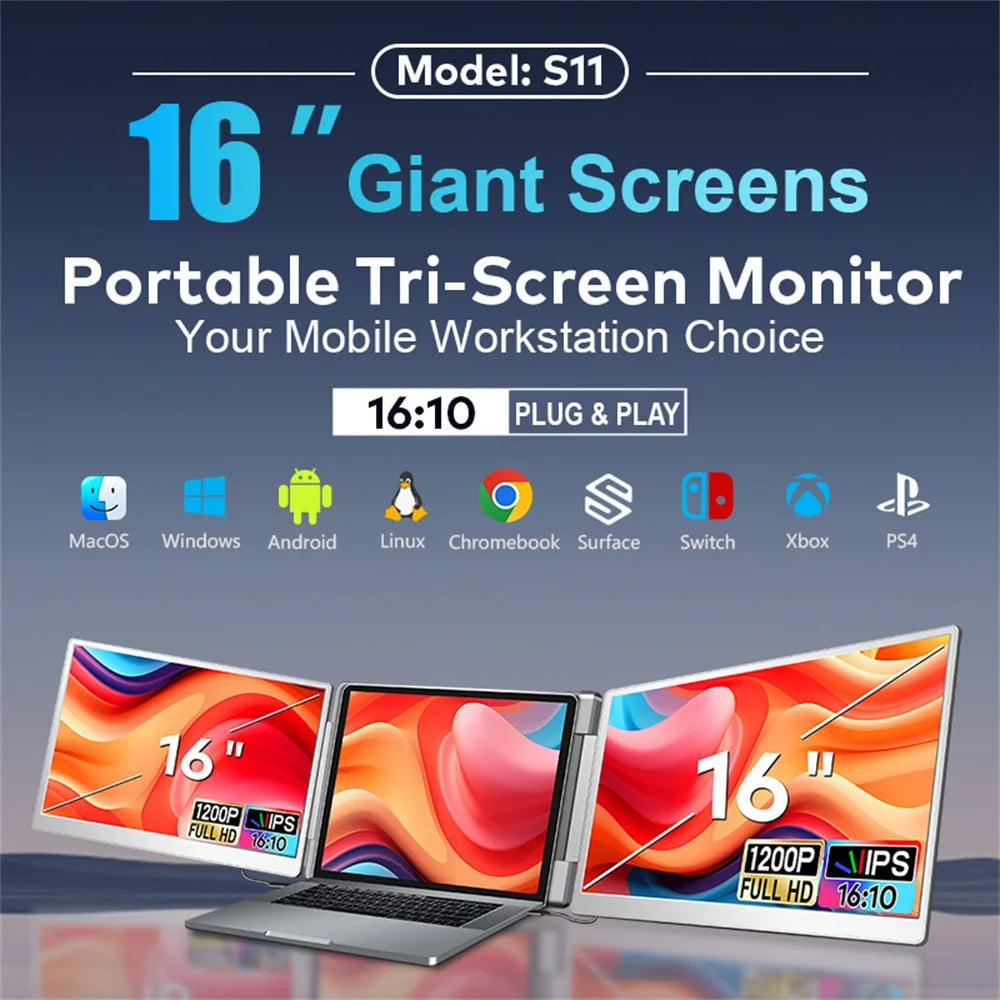 Portable LCD   Dual Screen Extender