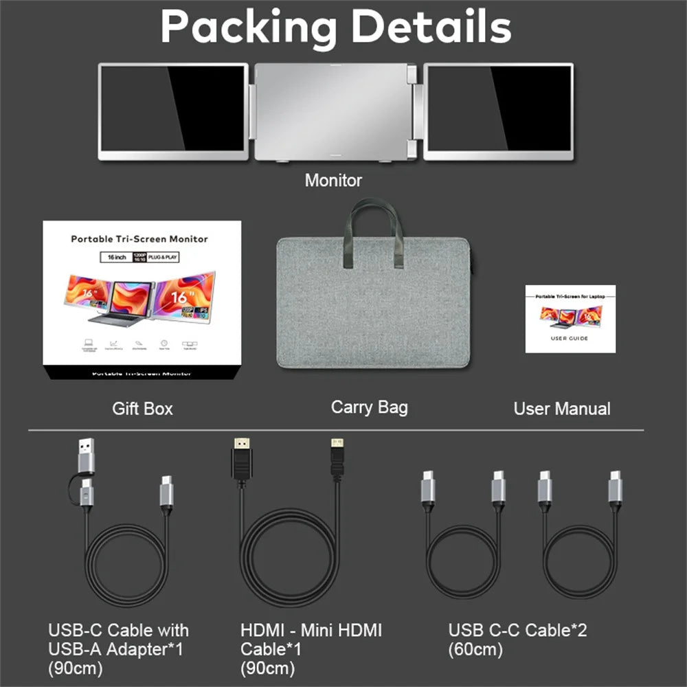 Portable LCD   Dual Screen Extender