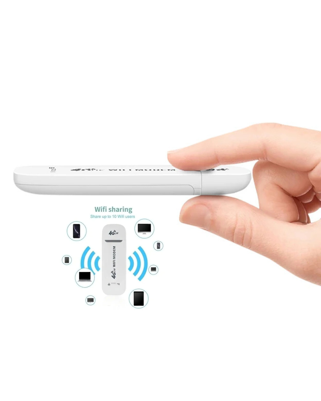 Roteador sem fio 4G WiFi Adaptador Cartão SIM