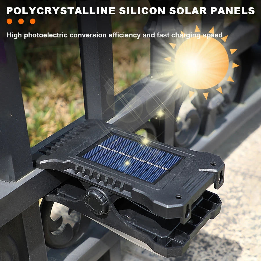 Solar Clip Light Outdoor Portable