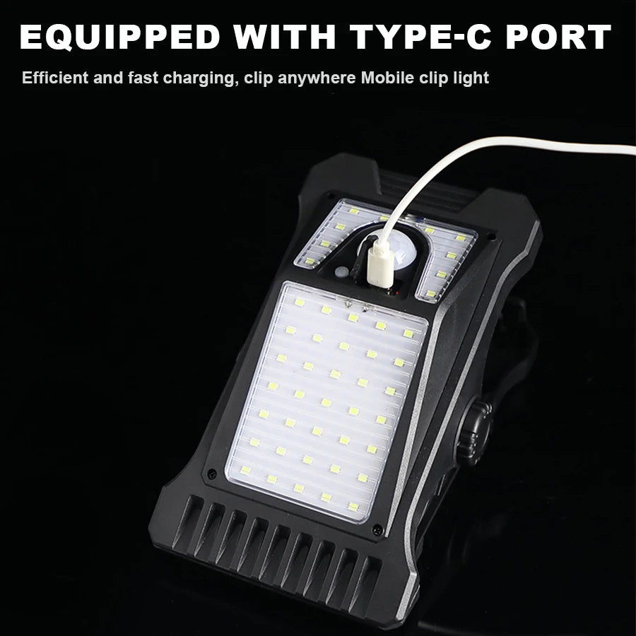 Solar Clip Light Outdoor Portable