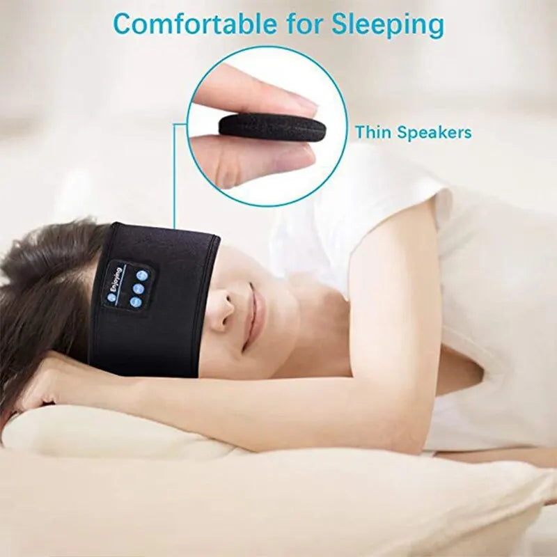 Fone Bluetooth Earphones Sports  Headband Elastic
