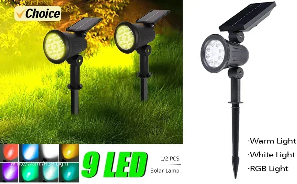 Solar Clip Light Outdoor Portable