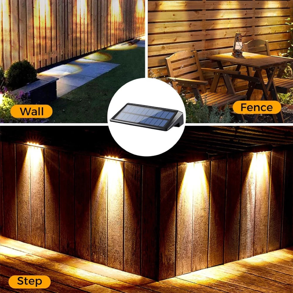 Solar Wall Lights -2 Pack