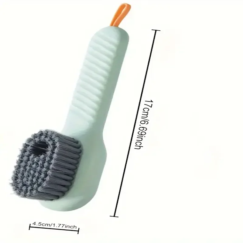 Multifunctional brush with dispenser