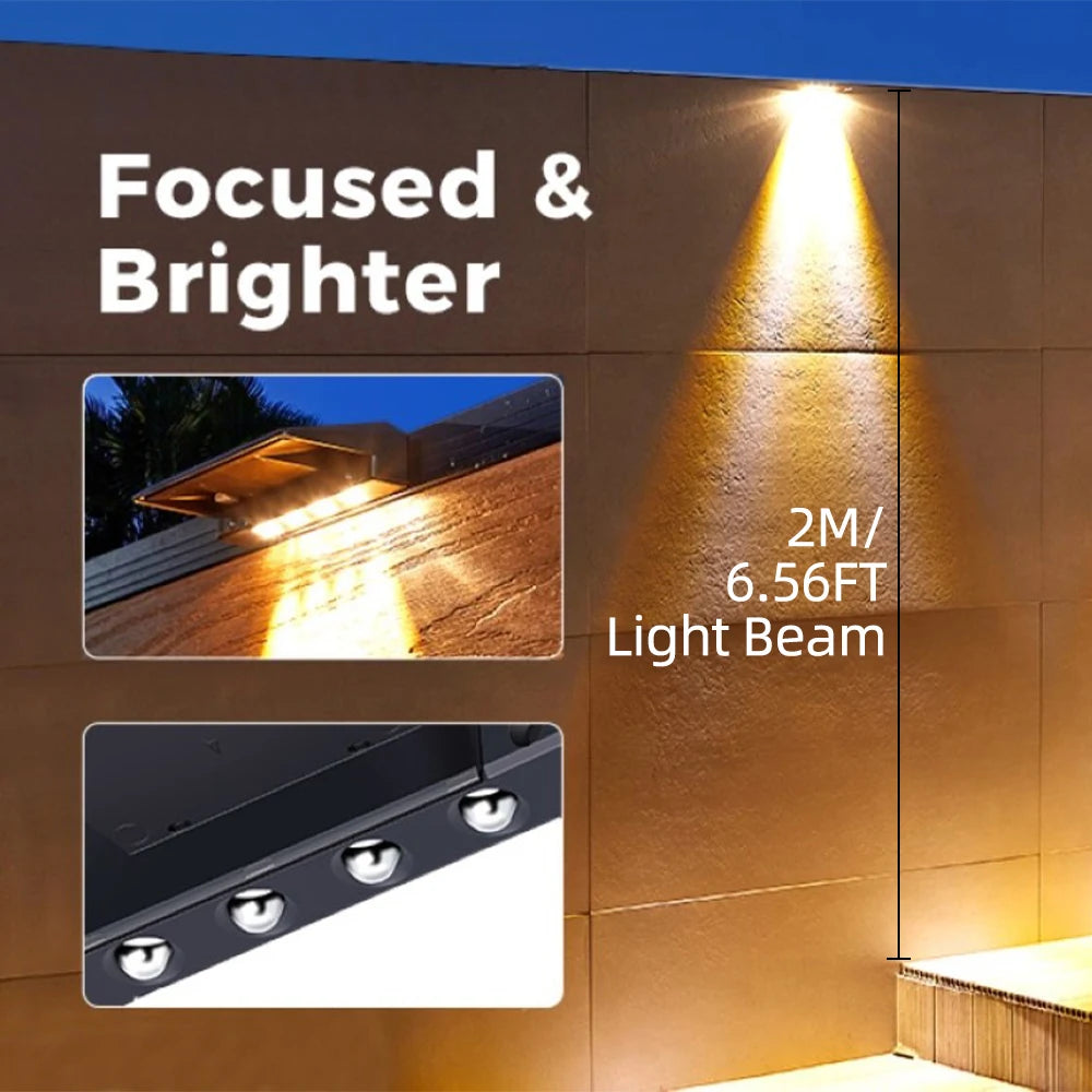 Solar Wall Lights -2 Pack