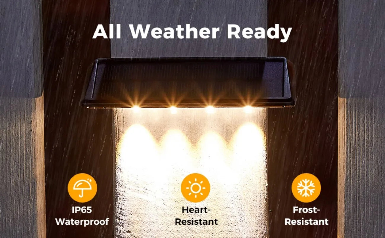 Solar Wall Lights -2 Pack
