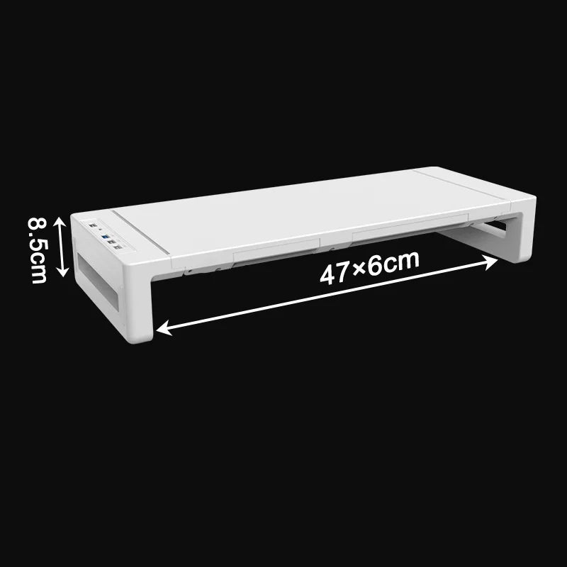 Monitor Stand  With USB,Storage Drawer &Stand Tablet Phone