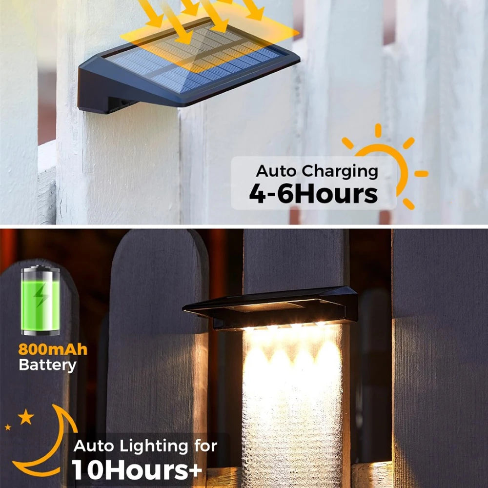 Solar Wall Lights -2 Pack
