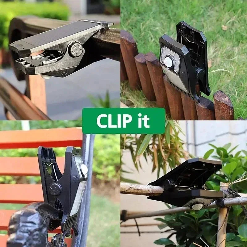 Solar Clip Light Outdoor Portable