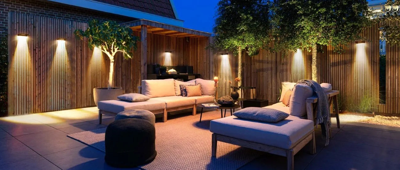 Solar Wall Lights -2 Pack
