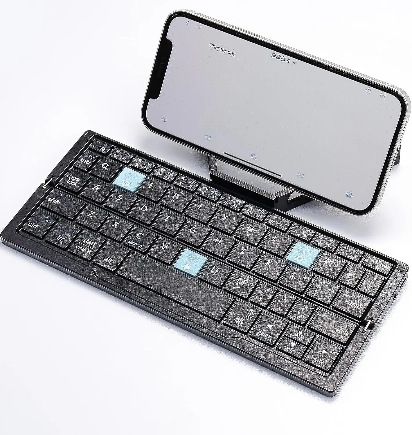 Foldable Bluetooth Keyboard with Magnetic Stand