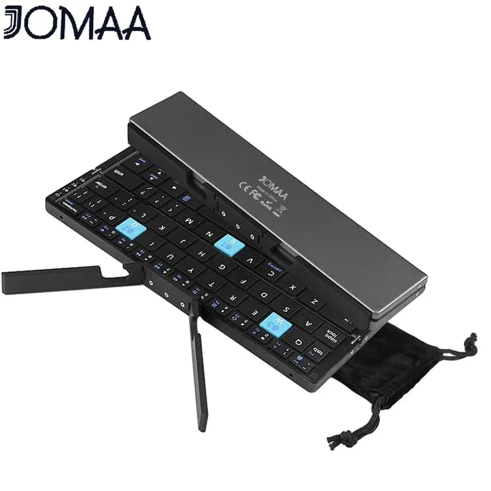 Foldable Bluetooth Keyboard with Magnetic Stand
