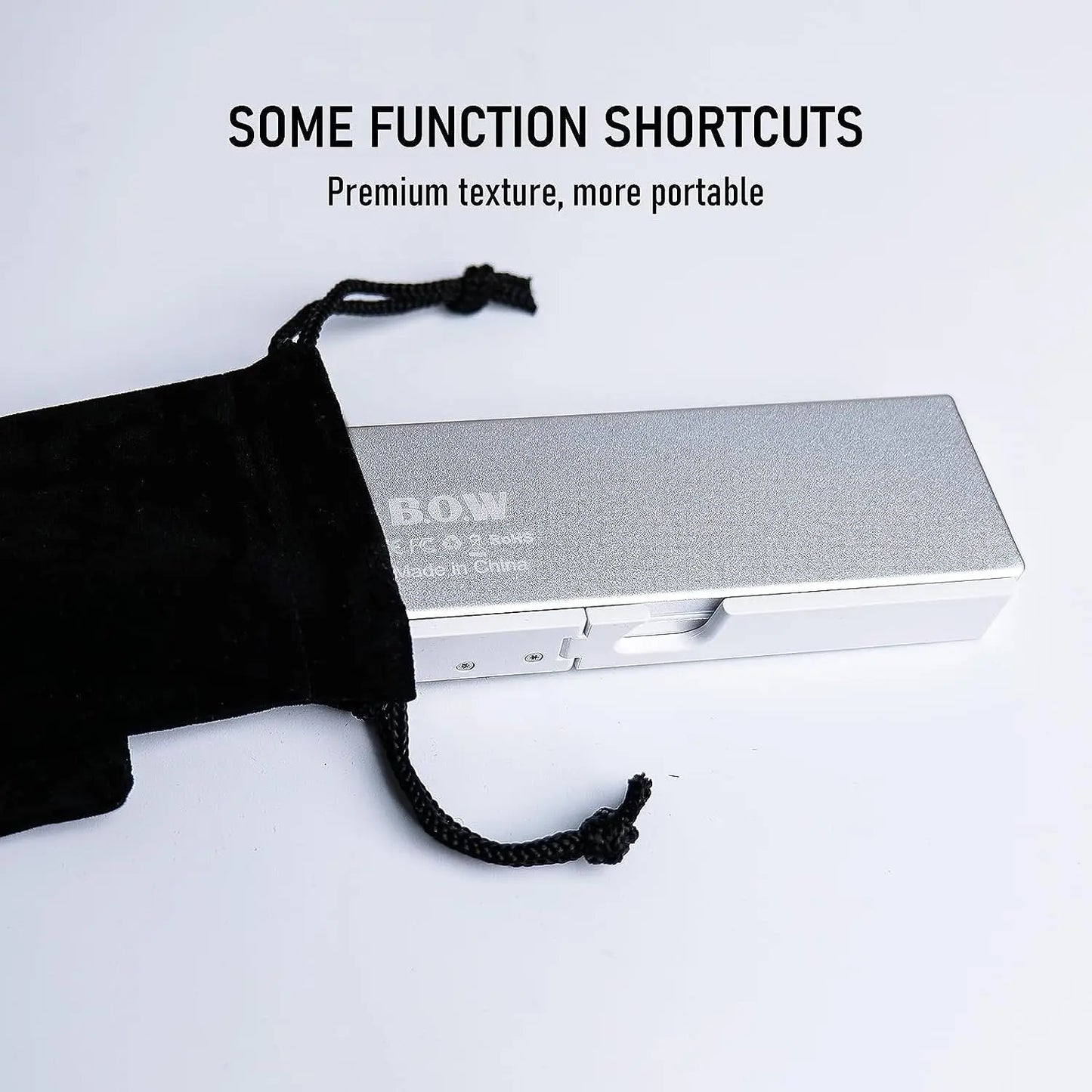Foldable Bluetooth Keyboard with Magnetic Stand