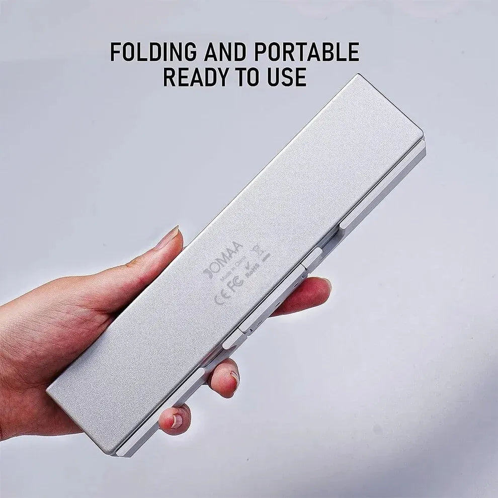 Foldable Bluetooth Keyboard with Magnetic Stand