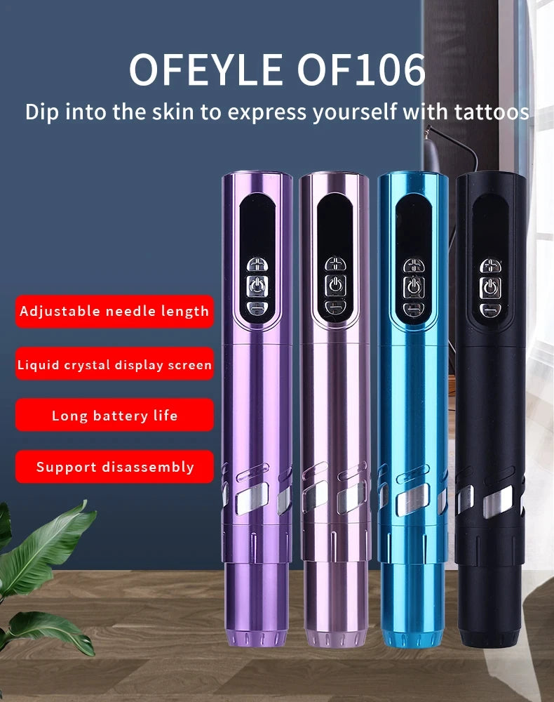 Wireless Professional Pen Tattoo Machine